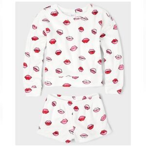 Sugar & Jade Lips💋Cozy Fleece Pajamas Size 10